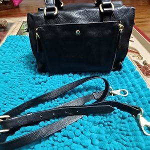 Letizia Black Leather Bag